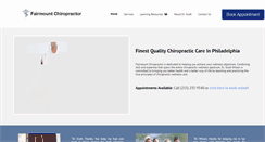 Desktop Screenshot of fairmountchiropractor.com